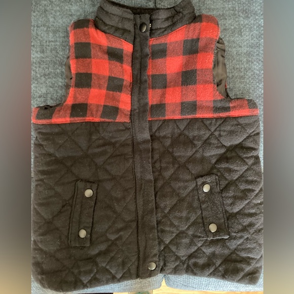 Tommy Bahama kids Checkered Quilted Vest 5T - Picture 1 of 3